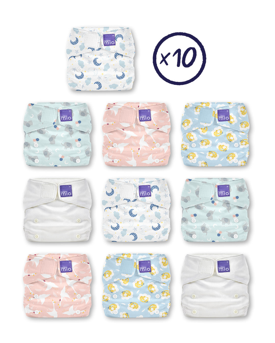 miosolo 10 diaper bundle