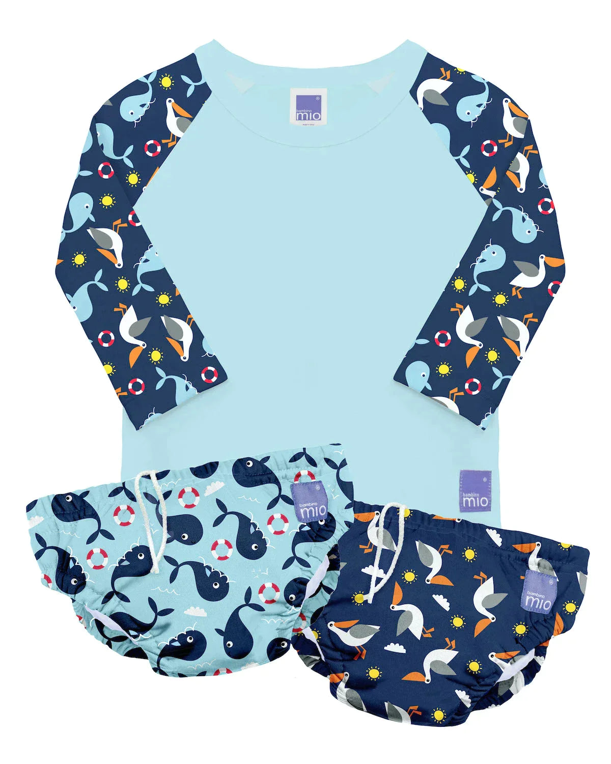 EcoFriendly Baby Swim Set with Reusable Swim Nappies Bambino Mio