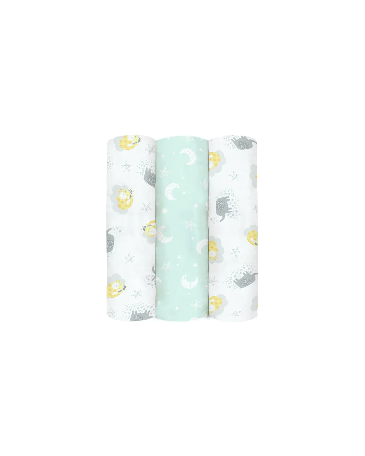 Bambino Mio Muslin Squares, Bamboo Fabric - 3 Pack