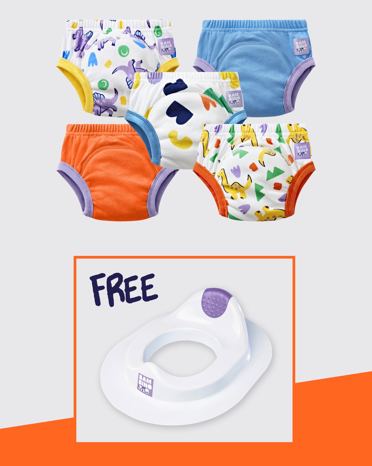 Revolutionary potty training pants 5 pack BAMBINO MIO® Bambino Mio